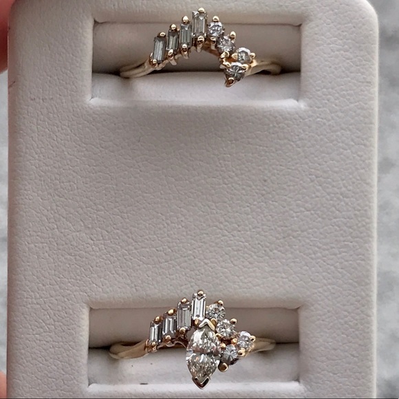 ❌❌❌SOLD❌❌❌DIAMONDS IN 14 KT GOLD RING - Picture 5 of 16